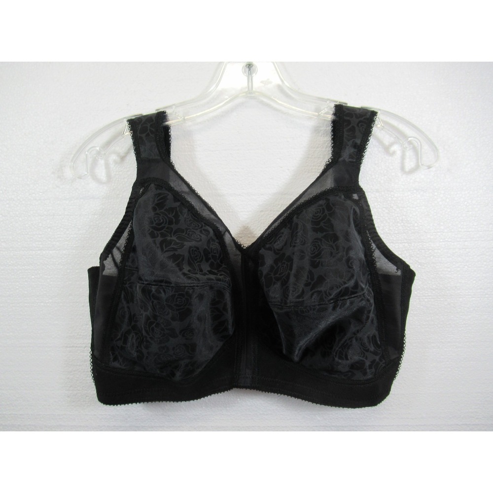 Underscore Full Support Bra Black 40DD/E Wireless Comfort Cushion Strap 4125